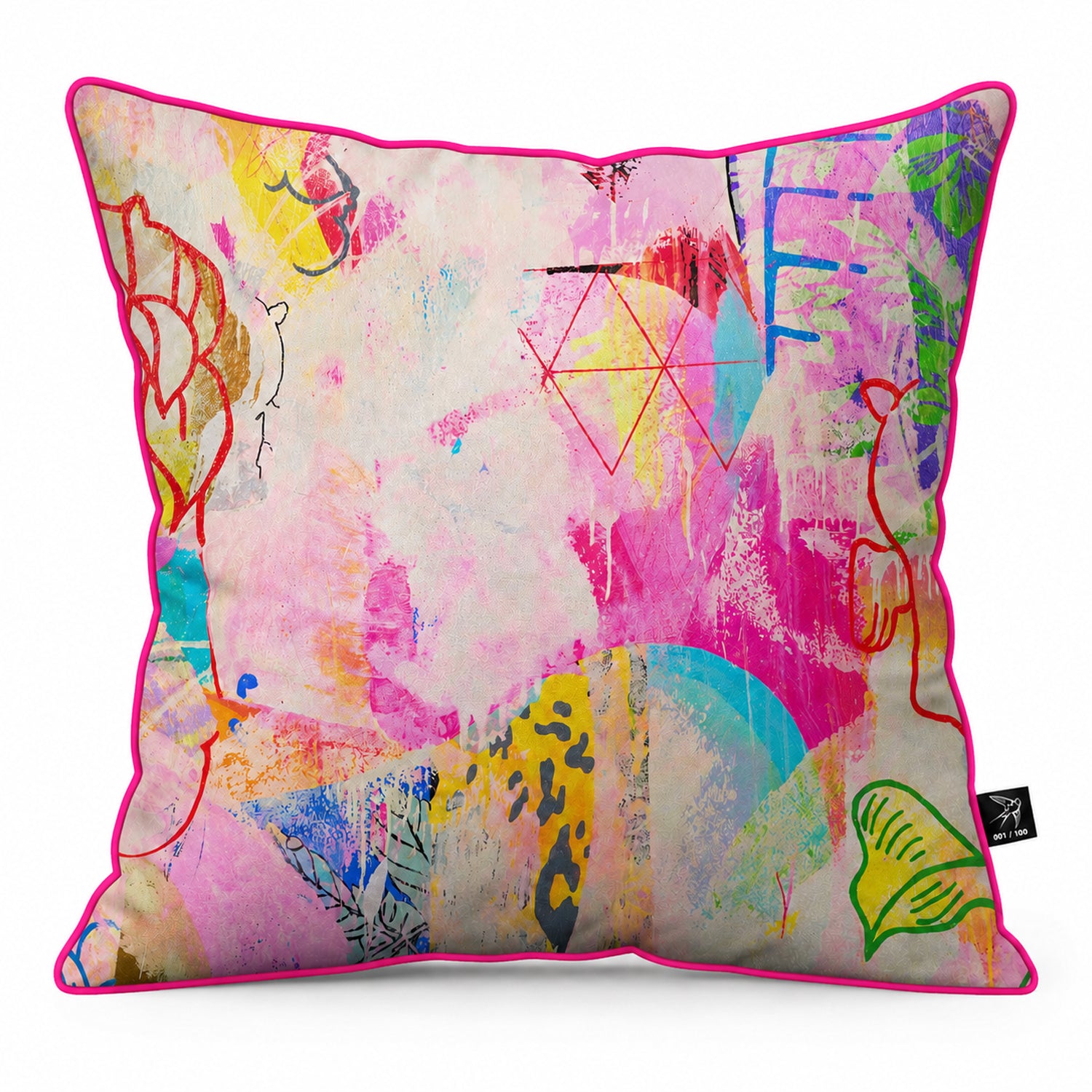 Dan Baldwin 'Happiness in Solitude' Limited Edition Velvet Pillow