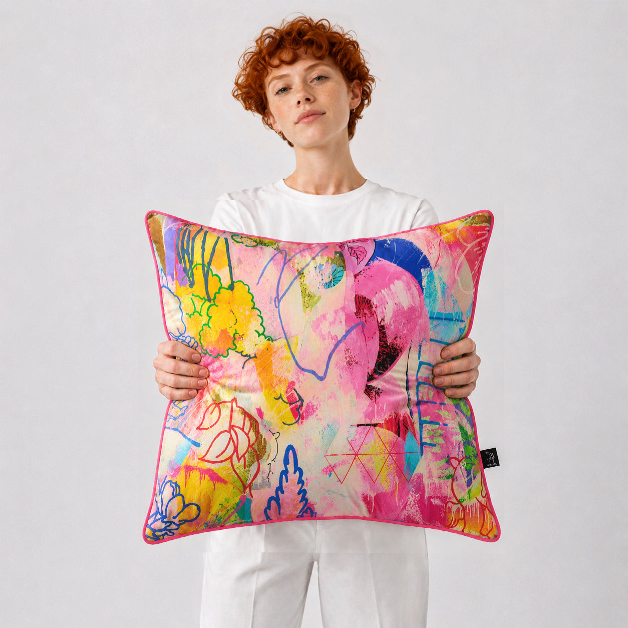 Dan Baldwin 'Happiness in Solitude' Limited Edition Velvet Pillow