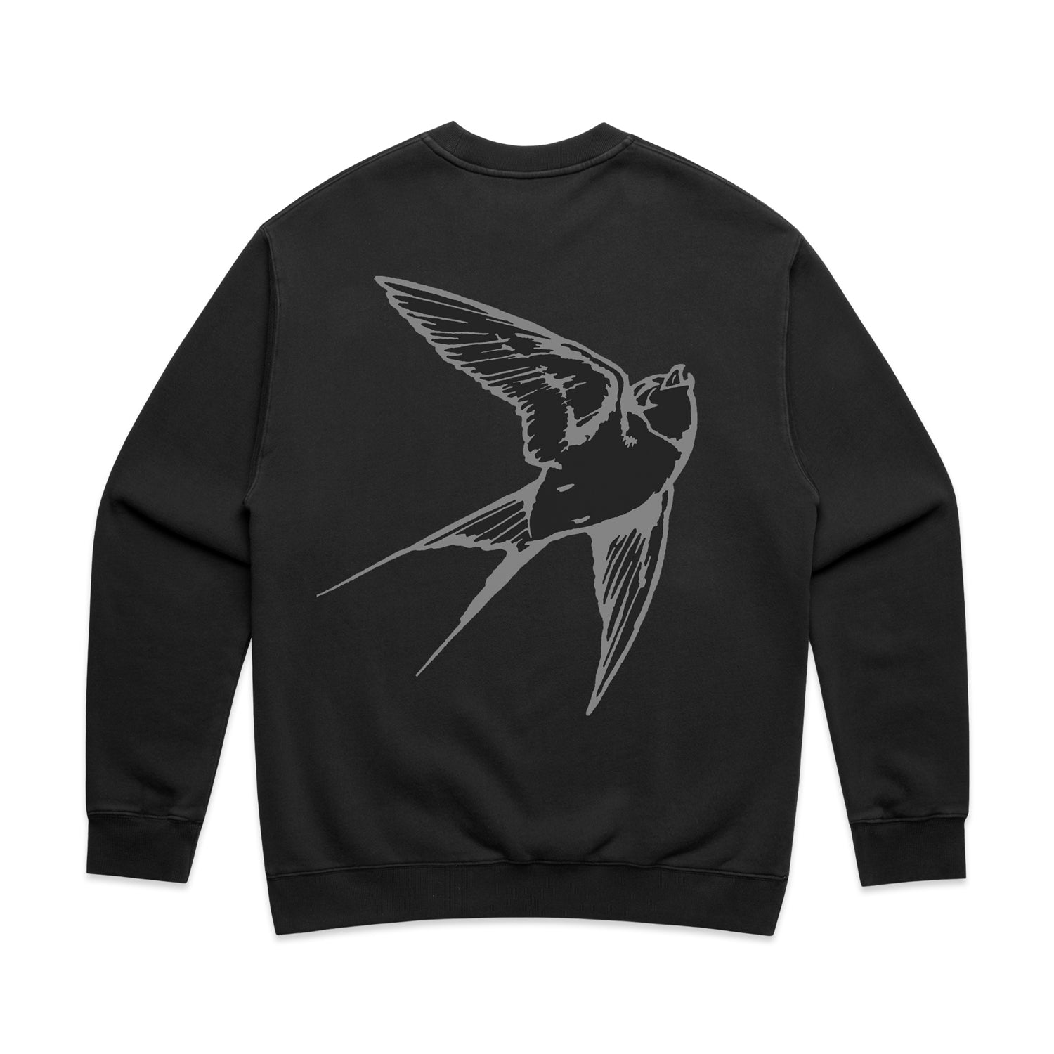 Dan Baldwin Love & Light Limited Edition Vintage Black Crew Sweat