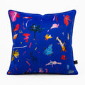 Dan Baldwin 'Landscape in Blue' Limited Edition Velvet Pillow