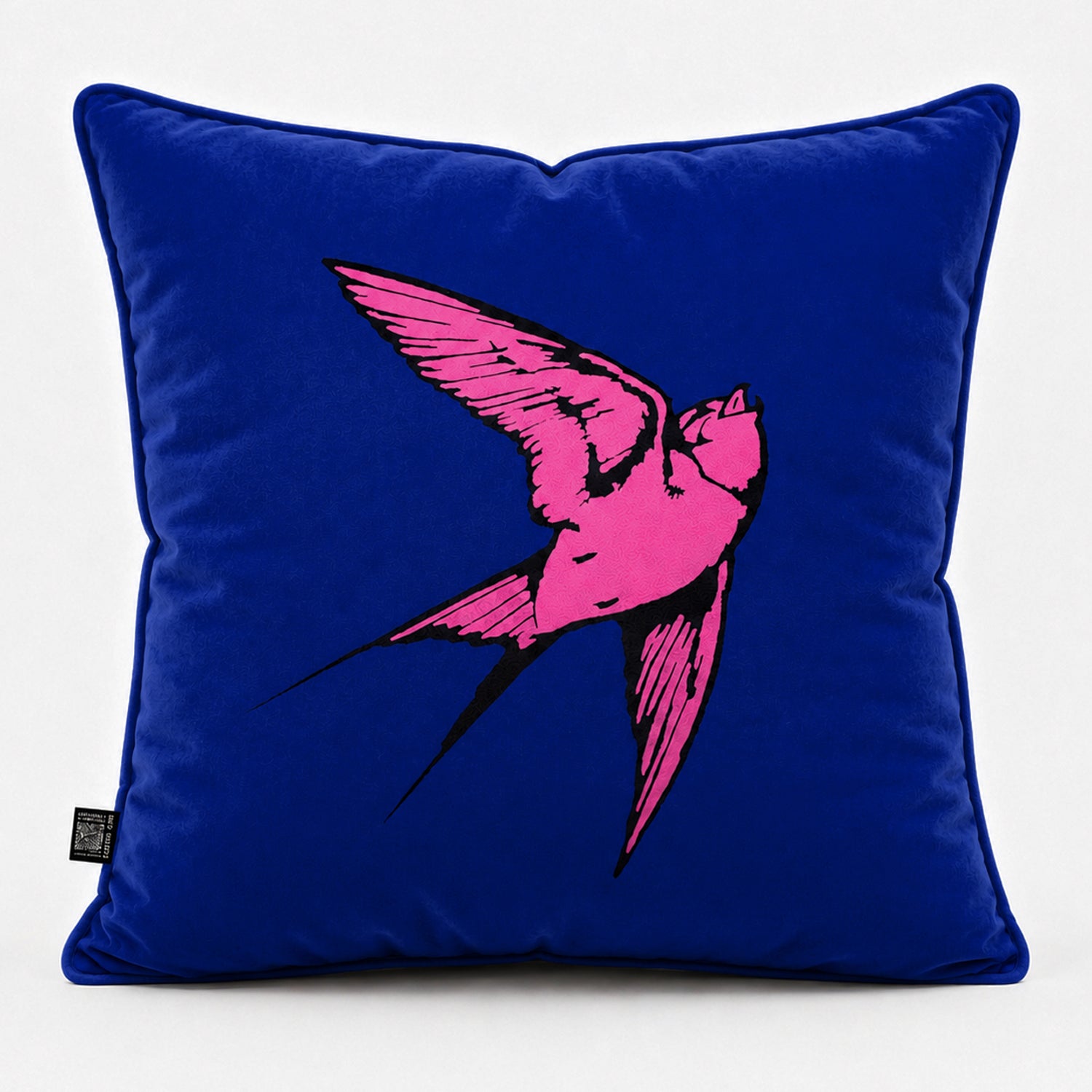 Dan Baldwin 'Landscape in Blue' Limited Edition Velvet Pillow