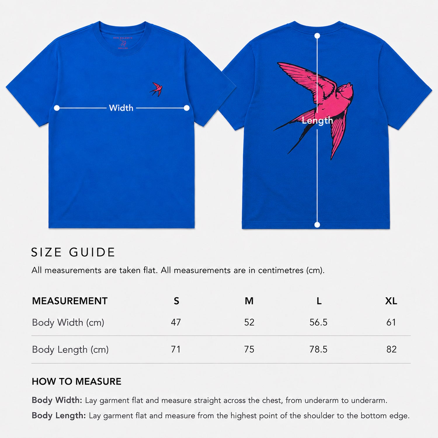 Dan Baldwin 'Love & Light' Electric Blue Limited Edition T-Shirt
