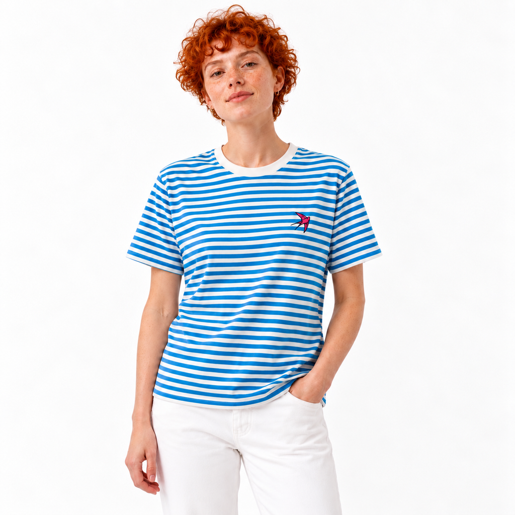 Dan Baldwin 1/100 Limited Edition Electric Blue Breton T-Shirt