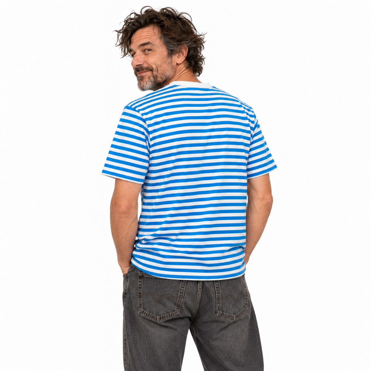 Dan Baldwin 1/100 Limited Edition Electric Blue Breton T-Shirt